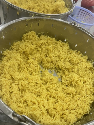 الخيزران المسلوق