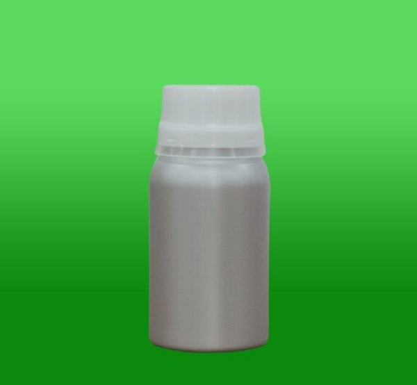 زجاجة بلاستيكية من نوع HDPE بسعة 100 مل مع غطاء قطره 33 مم.
