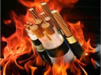 كابل الطاقة غير قابل للاشتعال